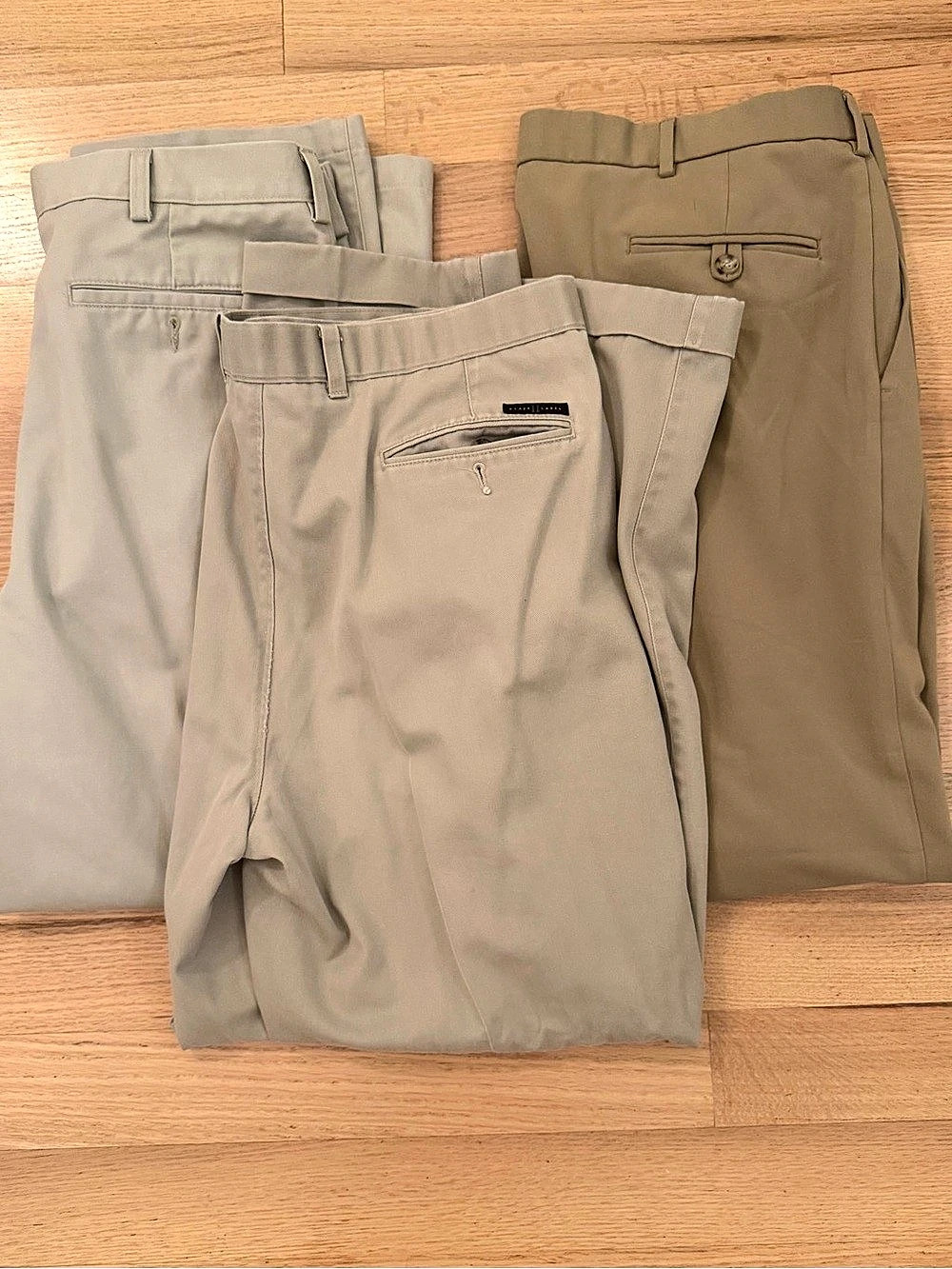 Bundle of 3 Men's Beige Chinos 36x30